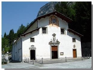 Il santuario di Gallivaggio. Foto d i M. Dei Cas